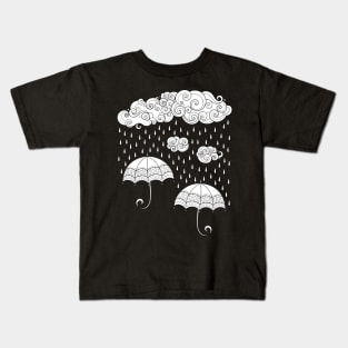 Noncolored Fairytale Weather Forecast Print Kids T-Shirt